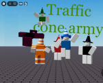 The Traffic Cone Army.