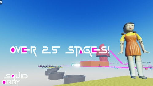 🦑 Squid Obby 🦑 | NEW! | 25 + Stages!