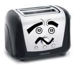 scared toaster