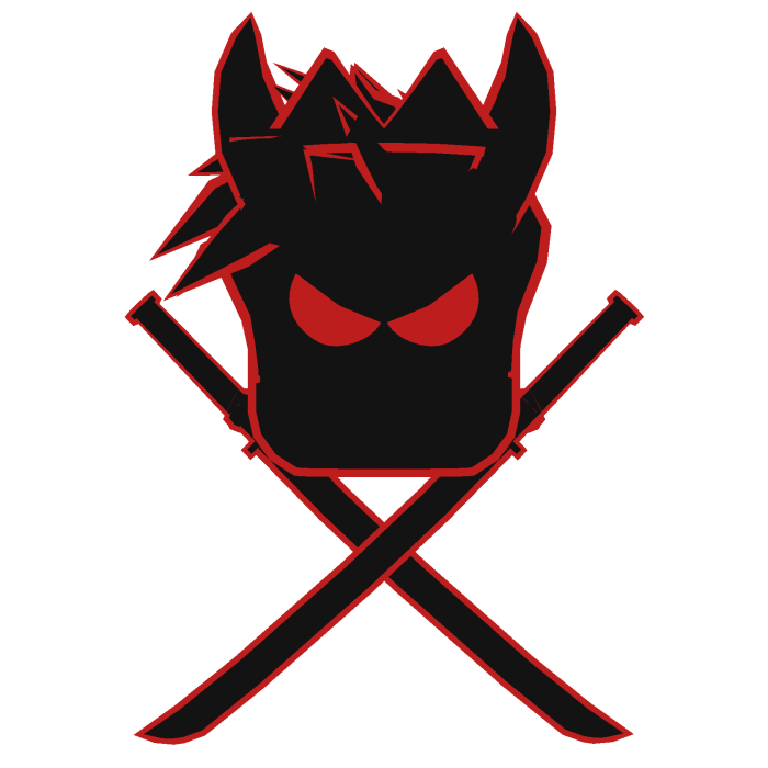 Cartoony Red Hair Crown Horns Swordpack Combo