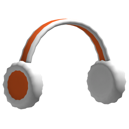 christmas orange headphone