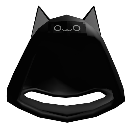 Black Cool Cat Hood