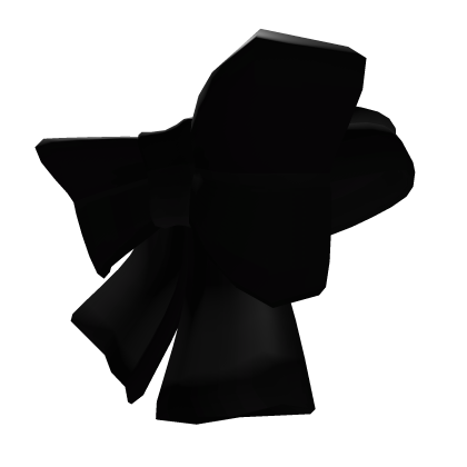 Black Bow Scarf (Forwards) Roblox item