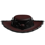 Desolated Crimson Outlaw Hat