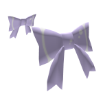 Purple Bow Ribbons