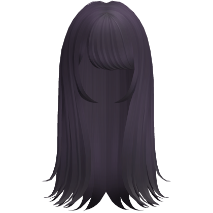Long Straight Vampire Goth Emo Hair (Purple) Roblox item