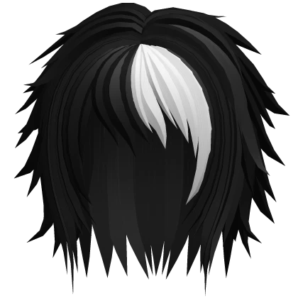 black n white gothic scene hair 4. | Roblox Item - Rolimon's