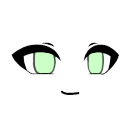 Gacha Face Green Roblox decal