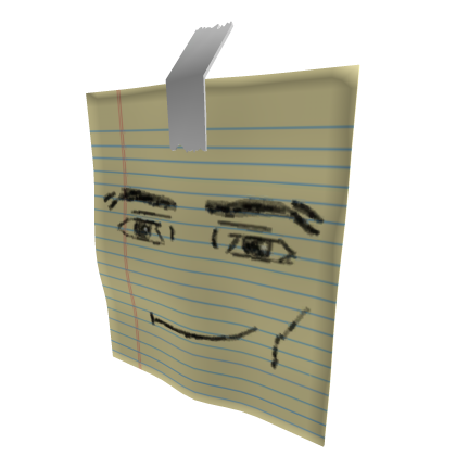 Paper Sketch - Man Face Roblox item