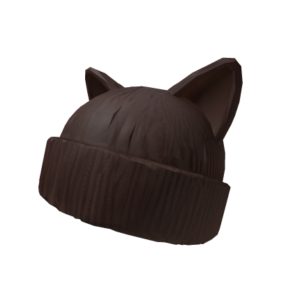 Brown Cat Ears Beanie
