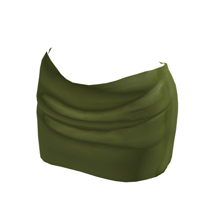 Moss Draped Satin Set Skirt