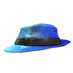 Sapphire Crystal Fedora