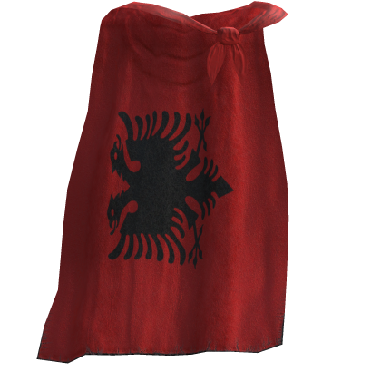 Albania Flag Cape