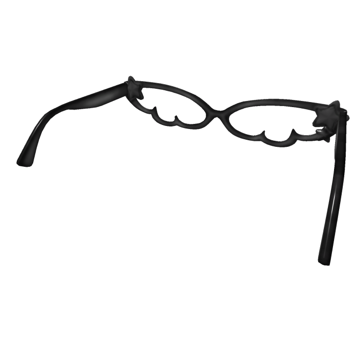 Star Cloud Black Glasses
