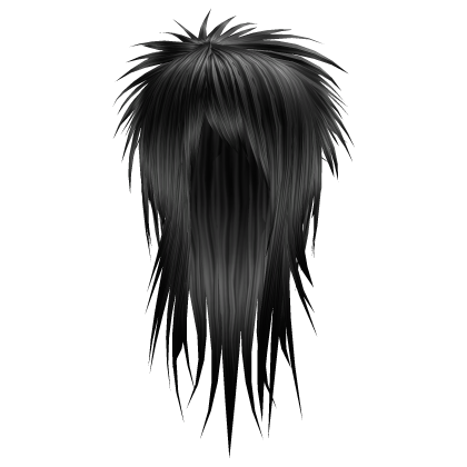 Black Skunk Long Vkei Scene Emo Hair Roblox item