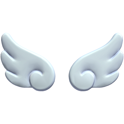 Cute Angel Wings - Blue Roblox item