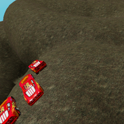 crash with cars