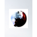 Loup de feu et loup de glace