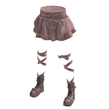 Y2k Skirt OutFit (Pink)
