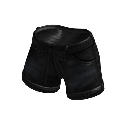 ✨Bow Folded Shorts / Black 