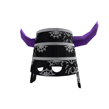 Black Spider Webbed Bucket Hat of Doom Roblox item