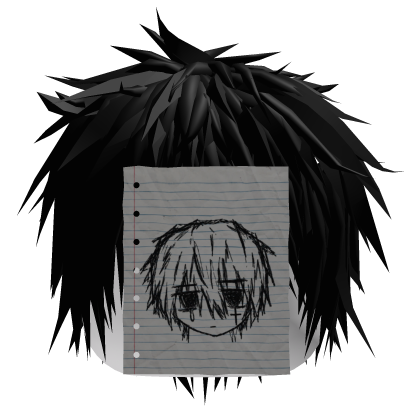 Vkei Emo Dashie Black Hair Anime Boy Paper Cheap