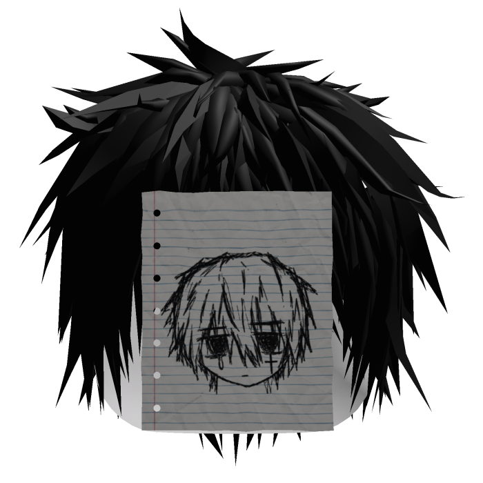 Vkei Emo Dashie Black Hair Anime Boy Paper Cheap