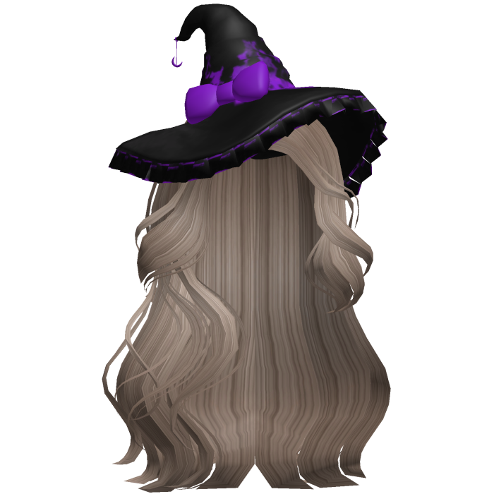Halloween Side Swept Witch Hair (Light Brown)