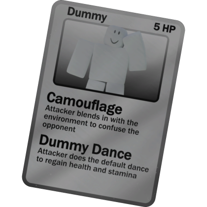 Roblox Item [Starter Series] - Dummy Trading Card