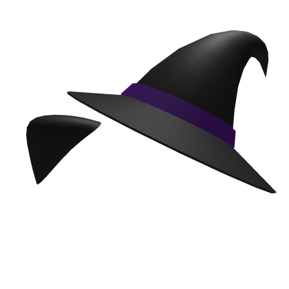 ♡ ꒰ Cute kawaii kitty witch hat Roblox item