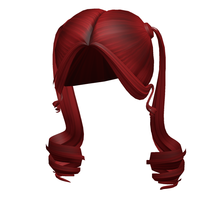 -',ৎ High Twin Preppy Pigtails in Red