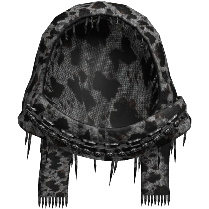 1.0 spots punk vkei chained hood headscarf wrap Roblox item