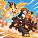 Steal Eggs on a Dino! icon