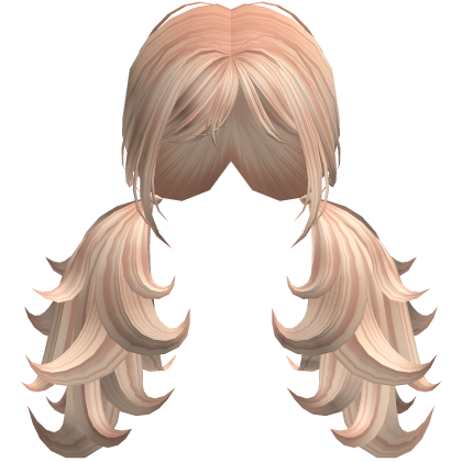 Blonde Long Wavy Low Pigtails Roblox item