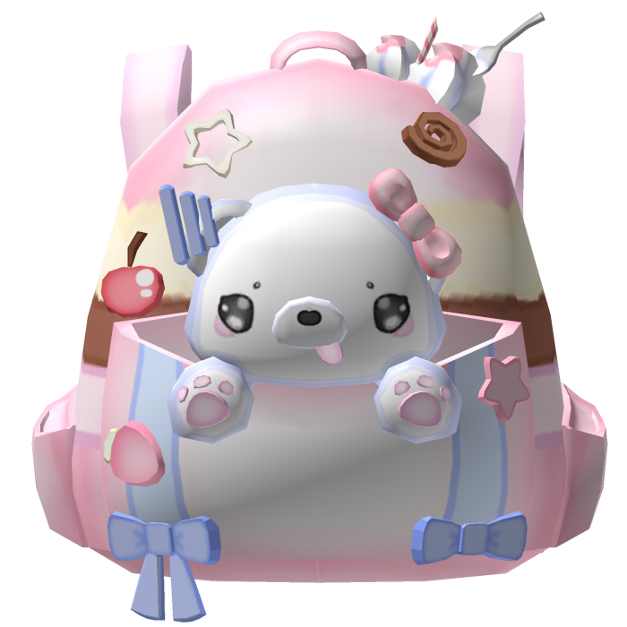 ♡┊pink neopolitan polar bear dessert backpack 3.0