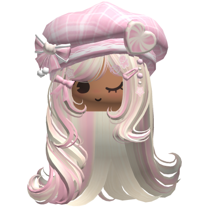 ♡ Christmas Fluffy Beret Combo (Pink Beige)
