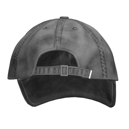 Gray Backwards Grunge Distressed Cap Roblox item