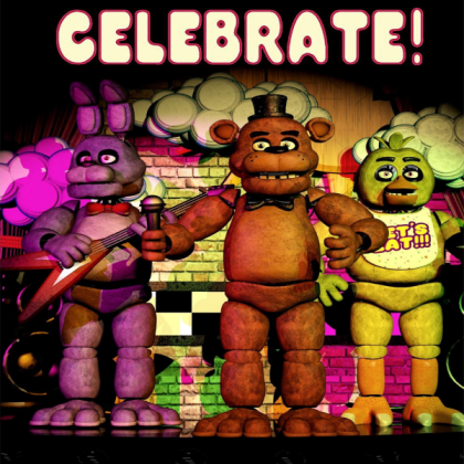 FNaF 1 Celebrate Poster Roblox decal