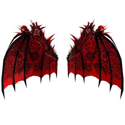 [Emissive] Demonic Dragon  Wing DMIVT Black-Red