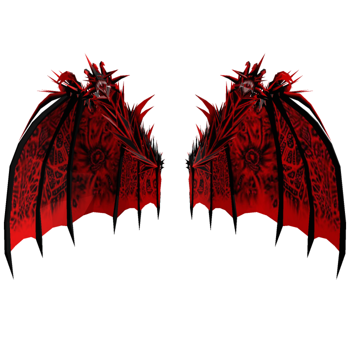 [Emissive] Demonic Dragon  Wing DMIVT Black-Red