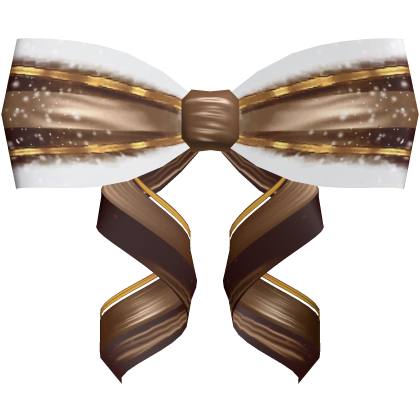 Christmas Holiday Bow - Brown