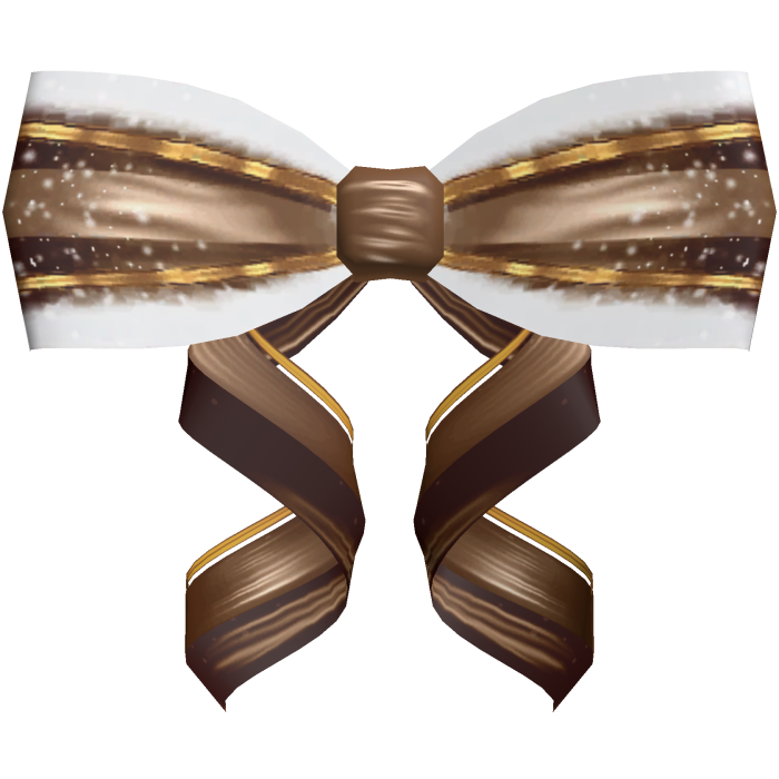 Christmas Holiday Bow - Brown