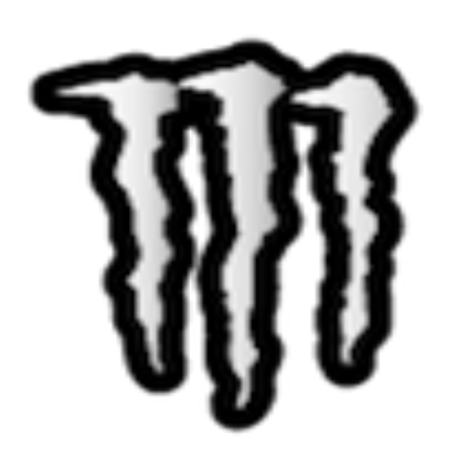 Monster Logo white Roblox decal