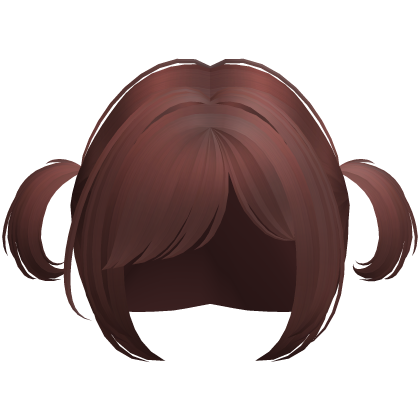 red silly cutie baby mini pigtails