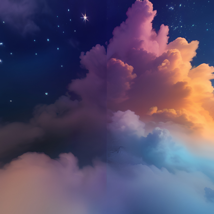 Five Star Beam Cloud Sky