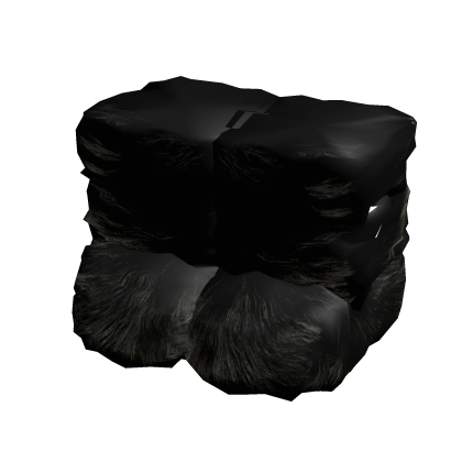 2000s Cute Fluffy Cozy Fur Boots In Black - Roblox