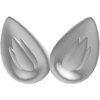 White Furry Ears