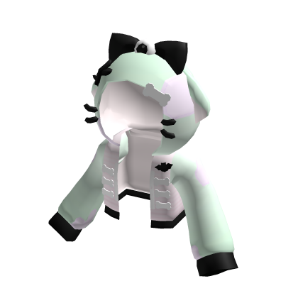 pastel goth pink creepycute zombie puppy jacket