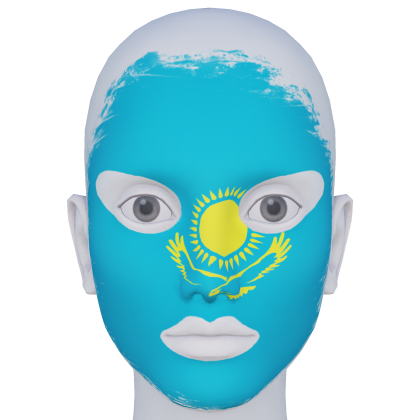 Kazakhstan Facepaint