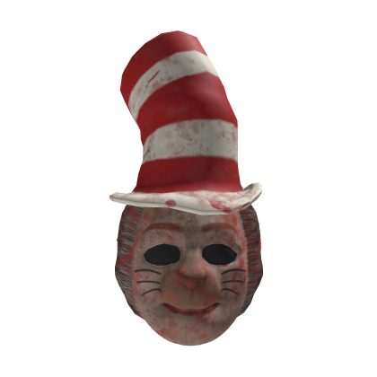 Cat in the hat halloween mask